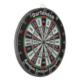 Dartender, Random Cocktail Dartboard Dartbord (Voorkant Links)