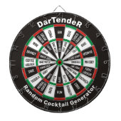 Dartender, Random Cocktail Dartboard Dartbord (Voorkant)