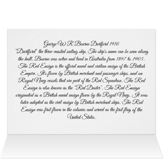 Dartford Zeilschip 1910 (Binnen Horizontaal (Boven))