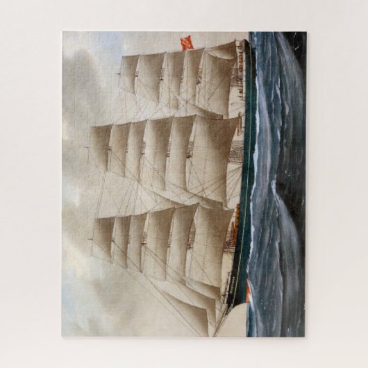 Dartford Zeilschip 1910 Legpuzzel (Verticaal)