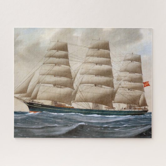 Dartford Zeilschip 1910 Legpuzzel (Horizontaal)