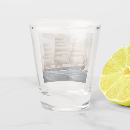 Dartford Zeilschip 1910 Shot Glas (Achterkant)