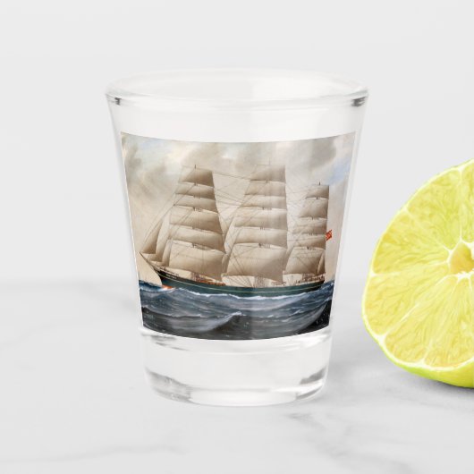 Dartford Zeilschip 1910 Shot Glas (Voorkant)