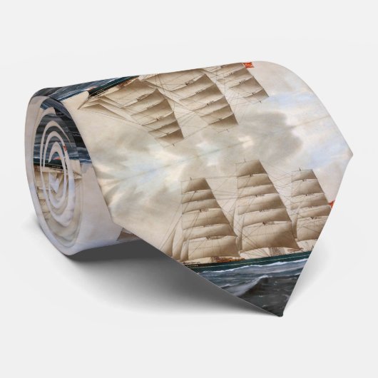 Dartford Zeilschip 1910 Stropdas (Opgerold)