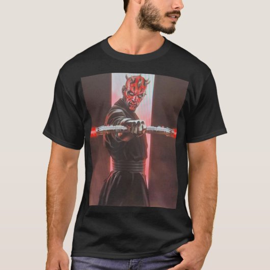 Darth Maul – Dual Saber Fury T-shirt (Voorkant)