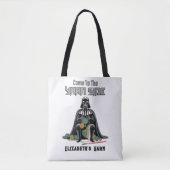 Darth Vader Knitting Tote Bag (Voorkant)