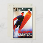 Darthmouth winter carnival ski en Briefkaart (Voorkant / Achterkant)
