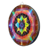 "Darting to the Beat" "Precisie ontmoet ritme" "Wh Dartbord (Voorkant Rechts)