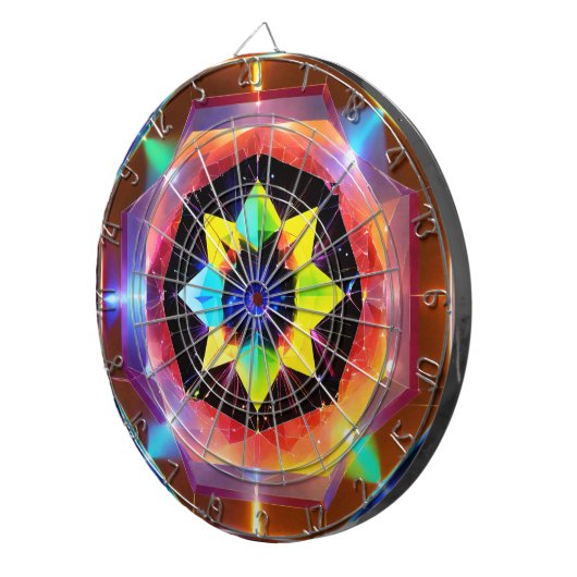 "Darting to the Beat" "Precisie ontmoet ritme" "Wh Dartbord (Voorkant Rechts)