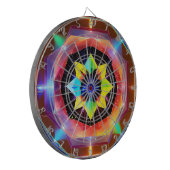 "Darting to the Beat" "Precisie ontmoet ritme" "Wh Dartbord (Voorkant Links)