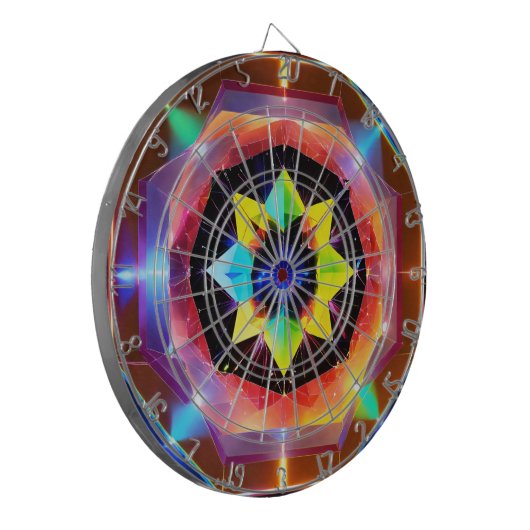 "Darting to the Beat" "Precisie ontmoet ritme" "Wh Dartbord (Voorkant Links)