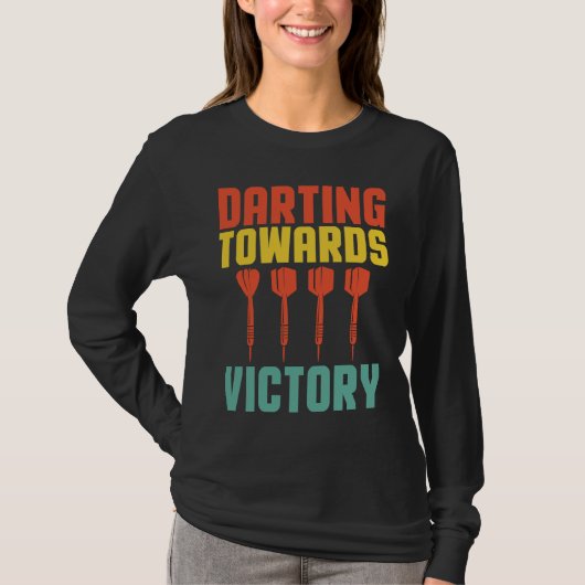 Darting Towards Victory Bullseye Dar for Teams T-shirt (Voorkant)