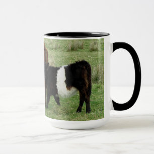 Dartmoor Belted Galloway Cow en Calf Mok