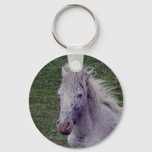Dartmoor Gray Pony Mare Resting Sleutelhanger