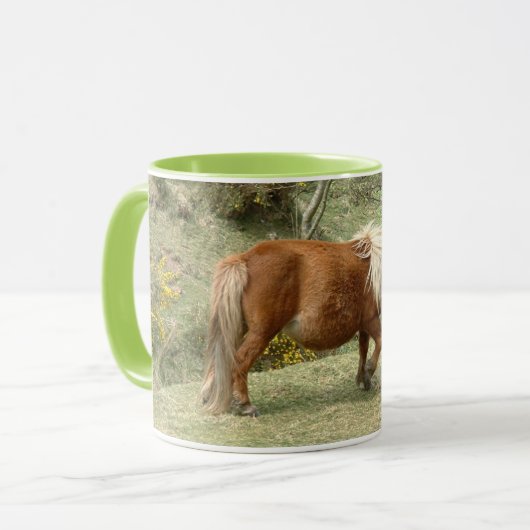 Dartmoor Horse, England Tea/Coffee Mok (Voorkant links)