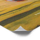 Dartmoor miniatuur pony's schilderen slecht landsc poster (Hoek)