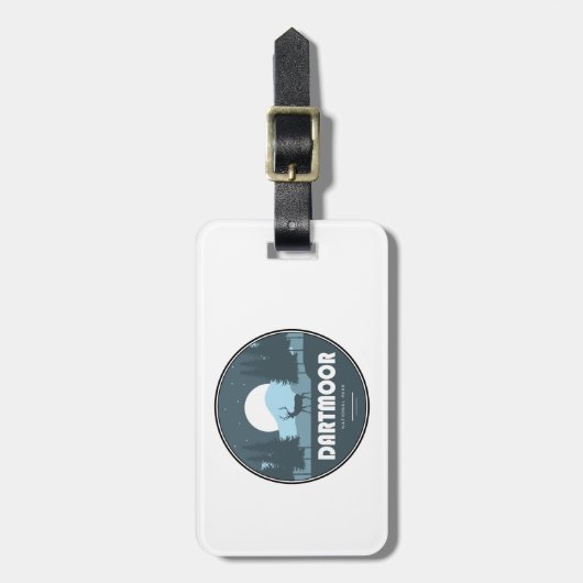 Dartmoor Nationaal Park Herten Bagagelabel (Voorkant verticaal)