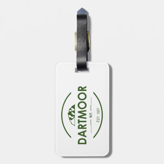 Dartmoor National Park Bagagelabel (Achterkant verticaal)