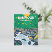 Dartmoor National Park Becky Herfsten England Briefkaart (Staand voorkant)