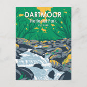 Dartmoor National Park Becky Herfsten England Briefkaart (Voorkant)