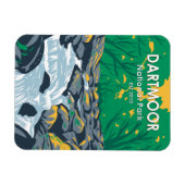 Dartmoor National Park Becky Herfsten England Magneet (Horizontaal)