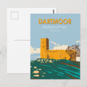 Dartmoor National Park Brentor Church England Briefkaart (Voorkant / Achterkant)