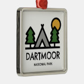 Dartmoor National Park Metalen Ornament (Rechts)