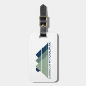 Dartmoor National Park Mountain Sun Bagagelabel (Voorkant verticaal)