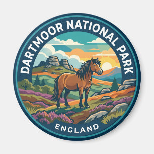Dartmoor National Park Paard Verenigd Koninkrijk Magneet