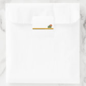 Dartmoor National Park Pine Trees Sun Vierkante Sticker (Tas)