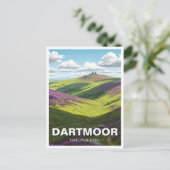 Dartmoor National Park Reizen Briefkaart (Staand voorkant)
