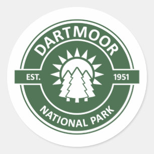 Dartmoor National Park Ronde Sticker