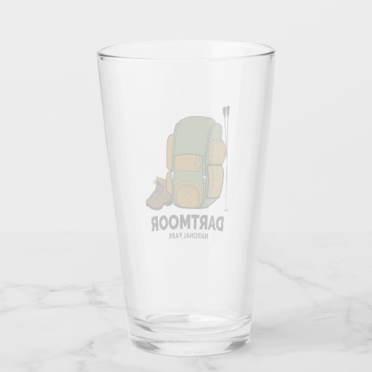 Dartmoor National Park-rugzak Glas (Achterkant)