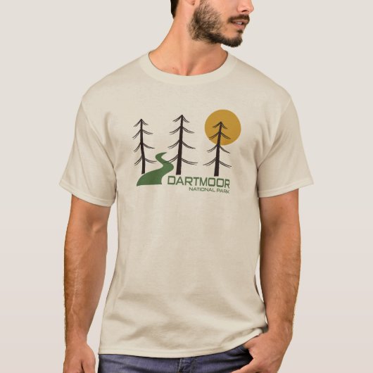 Dartmoor National Park Trail T-shirt (Voorkant)