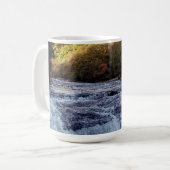 Dartmoor River Dart Vally Rowbrook Autunm Koffiemok (Voorkant links)