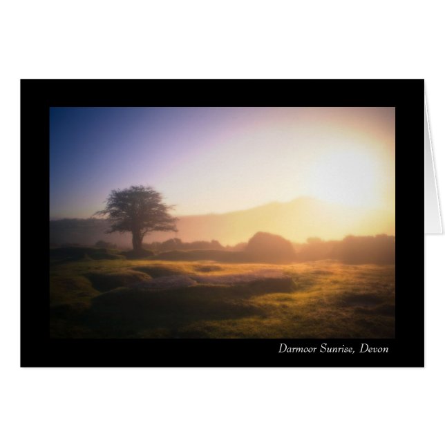 Dartmoor Sunrise, Devon (Voorkant Horizontaal)