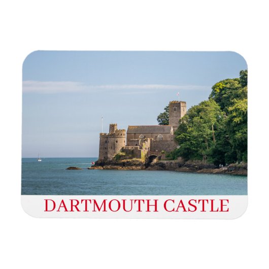 Dartmouth Castle fridge magnet Magneet (Horizontaal)