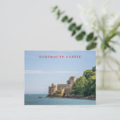 Dartmouth Castle uitzicht briefkaart (Staand voorkant)