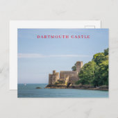 Dartmouth Castle uitzicht briefkaart (Voorkant / Achterkant)