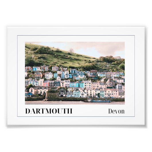 Dartmouth, Devon Foto Afdruk (Voorkant)