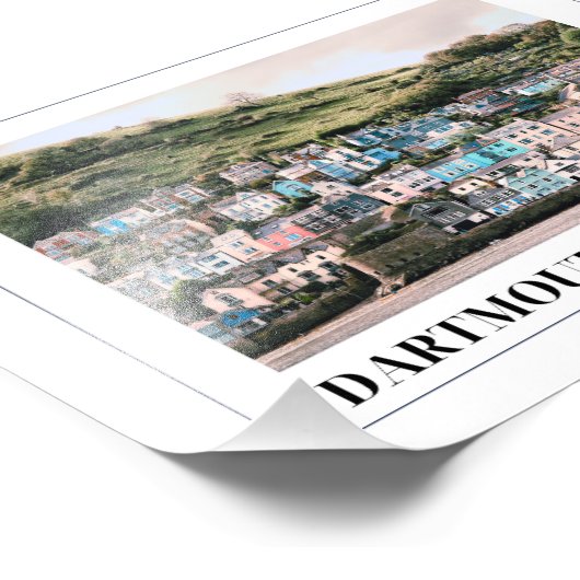 Dartmouth, Devon Foto Afdruk (Hoek)