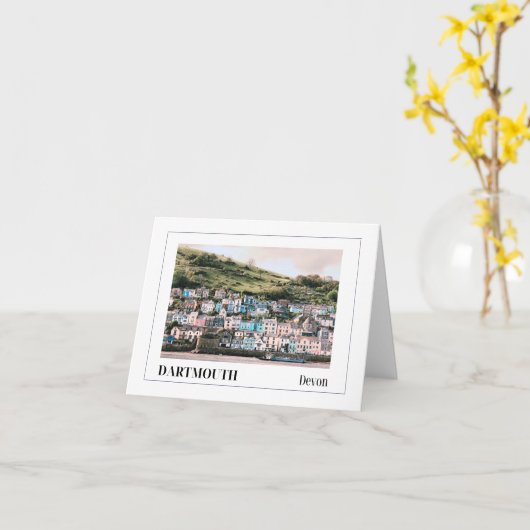 Dartmouth, Devon Kaart (Gele Bloem)