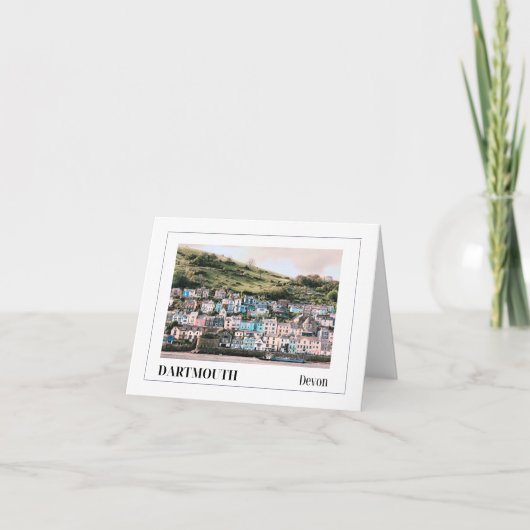 Dartmouth, Devon Kaart (Voorkant)