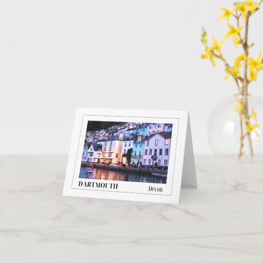 Dartmouth, Devon Kaart (Gele Bloem)