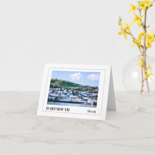 Dartmouth, Devon Kaart (Gele Bloem)