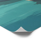 Dartmouth Devon Seaside Travel Poster (Hoek)