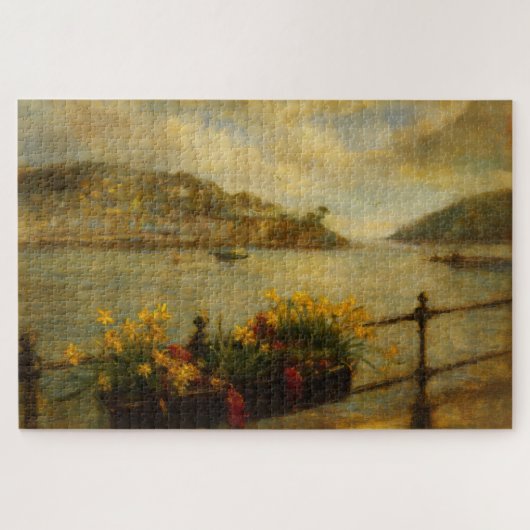 Dartmouth Haven in de stijl van Turner Kustpuzzel Legpuzzel (Horizontaal)