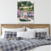 Dartmouth haven uitzicht canvas print (Insitu (Slaapkamer))