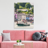 Dartmouth haven uitzicht canvas print (Insitu (Woonkamer))