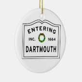 Dartmouth MA-keramisch Ornament invoeren (Rechts)